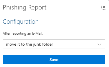 Screenshot of the Add-In configuration dialog