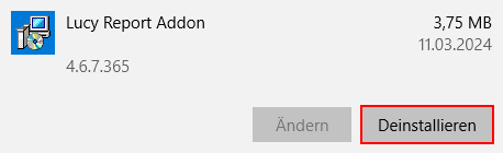 Screenshot der Installationsroutine des alten Melde-Plugins